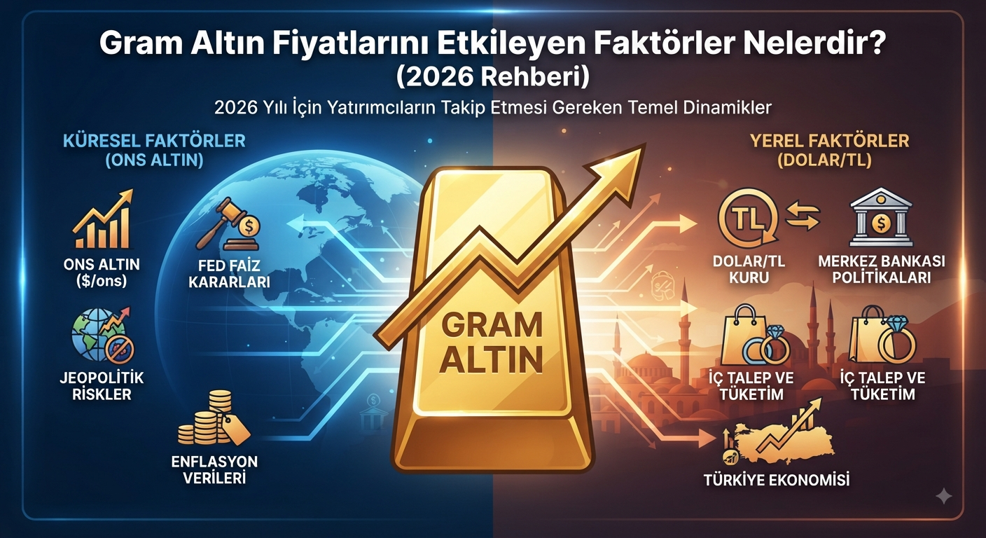 Gram Altın Neden Yükselir? Fiyatını Etkileyen Faktörler