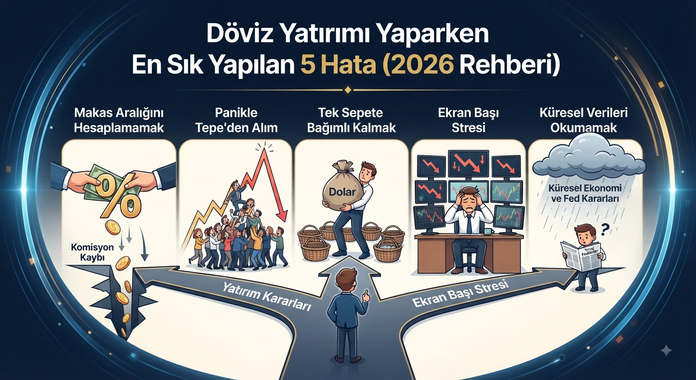 Döviz Yatırımı Yaparken En Sık Yapılan 5 Hata (2026 Rehberi)