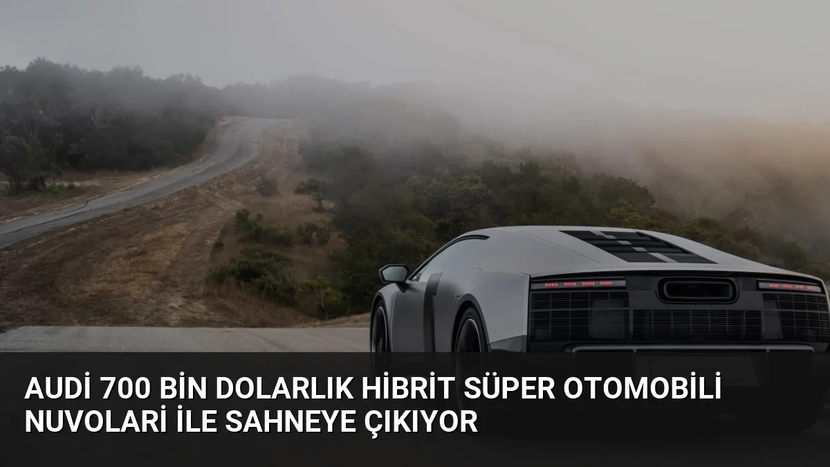 Audi 700 Bin Dolarlık Hibrit Süper Otomobili Nuvolari ile Sahneye Çıkıyor
