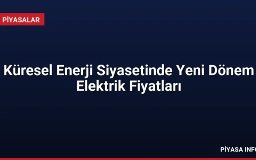 Küresel Enerji Siyasetinde Yeni Dönem Elektrik Fiyatları