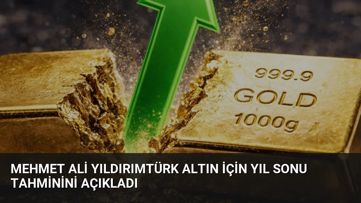Mehmet Ali Yıldırımtürk Altın İçin Yıl Sonu Tahminini Açıkladı