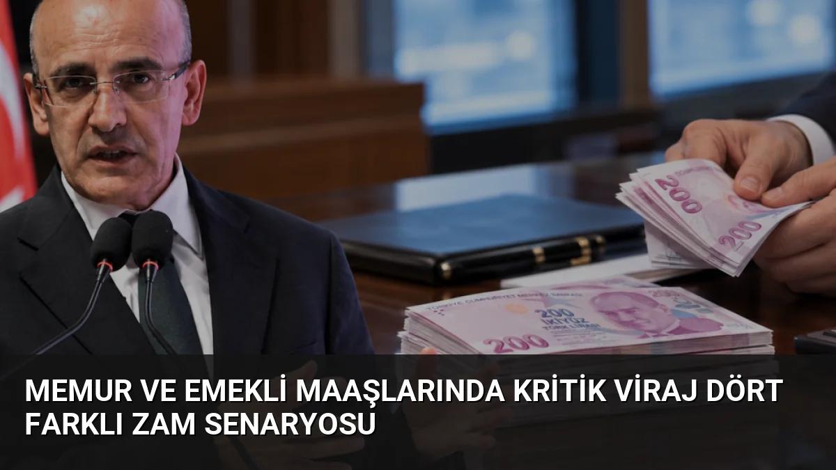 Memur ve Emekli Maaşlarında Kritik Viraj Dört Farklı Zam Senaryosu