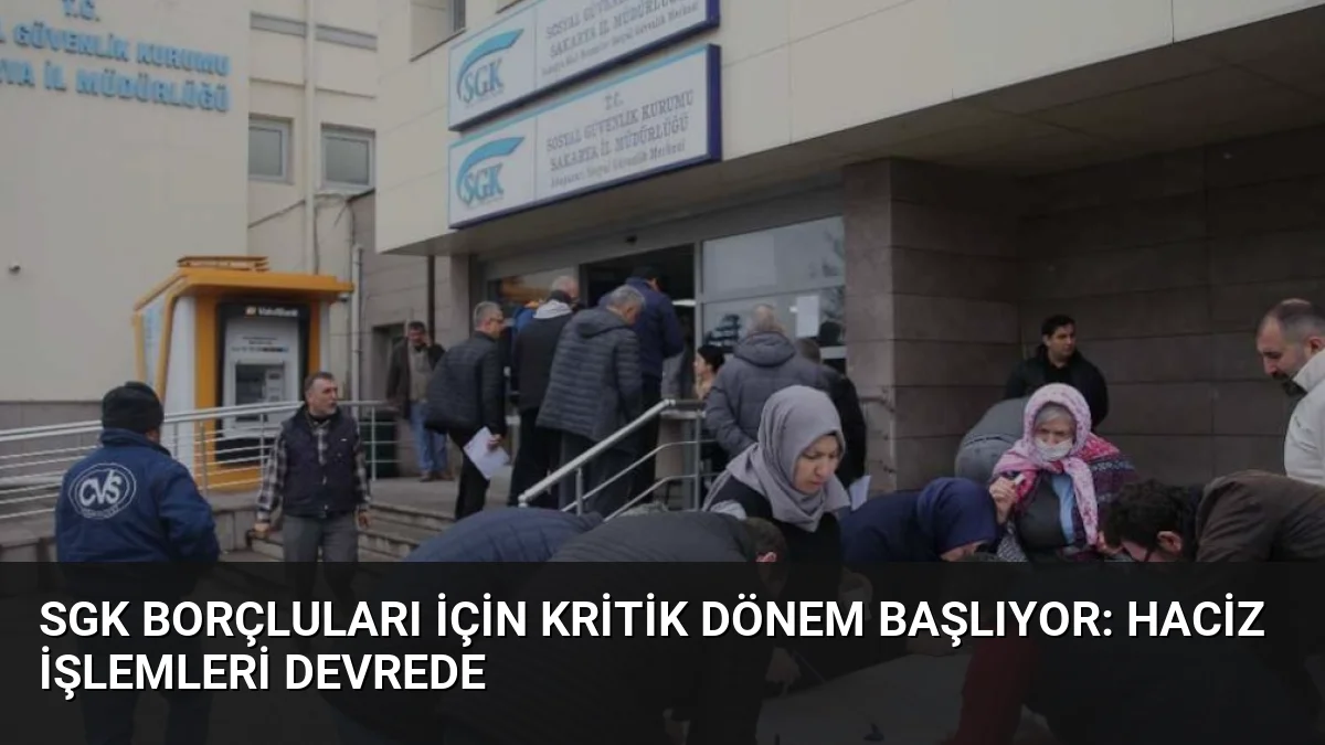 SGK Borçluları İçin Kritik Dönem Başlıyor: Haciz İşlemleri Devrede