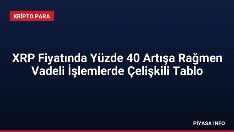 XRP Fiyatında Yüzde 40 Artışa Rağmen Vadeli İşlemlerde Çelişkili Tablo