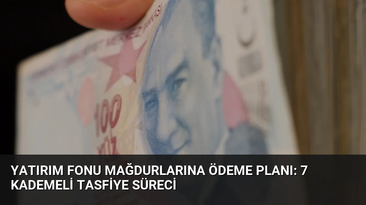 Yatırım Fonu Mağdurlarına Ödeme Planı: 7 Kademeli Tasfiye Süreci
